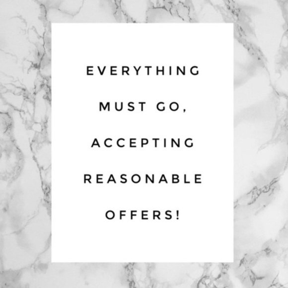 Other - CLOSET CLEAR OUT!! Accepting offers on almost everything!